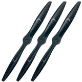 XOAR PJM Matte Black 11x8 (3) RC Model Airplane Propeller 11 Inch Wood Gas Prop