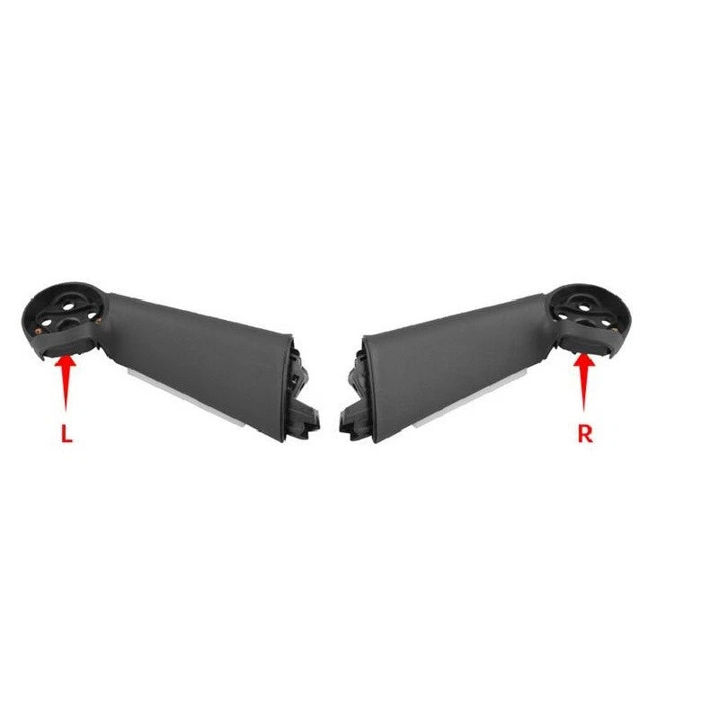 DJI FPV RC drone arm leg pair, left/right mounts, black