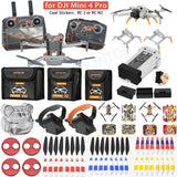 For DJI Mini 4 Pro Drone Landing Gear/Propeller Holder/Skin Stickers Accessories Drone