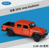 Welly 1:36 2020 Jeep Gladiator Diecast Metal Pullback Model Car Boy Toy