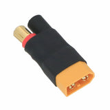 HXT 6.5mm Male Plug to XT60 Male Plug No Wires Adapter RC Lipo Battery