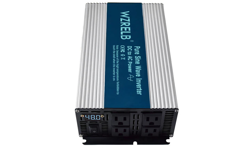 2000W Pure Sine Wave Inverter DC 48V to AC 110V 120V Power Converter off grid rv
