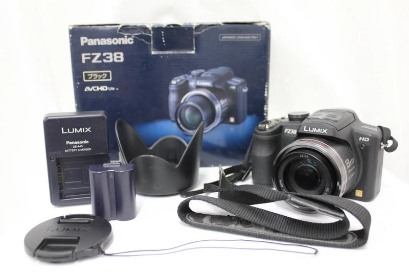 Return Guarantee. Original Item: Panasonic LUMIX FZ38 Black 18x Digital Camera