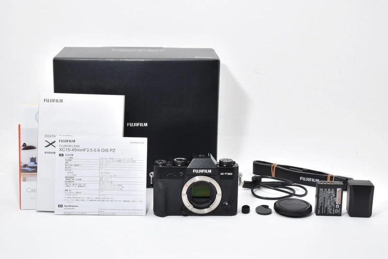Shutter count 21763 times Appearance Fujifilm FUJIFILM X-T30 Body Black With