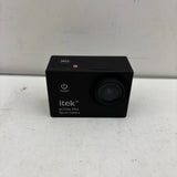 itek Action Pro Sports Camera 1080P Tested Working No Accessories Included