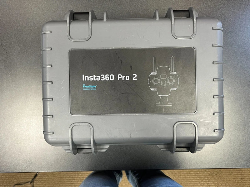 Insta360 Pro2 Spherical Camera 8K with Travel Case (NO SD CARDS), with battery