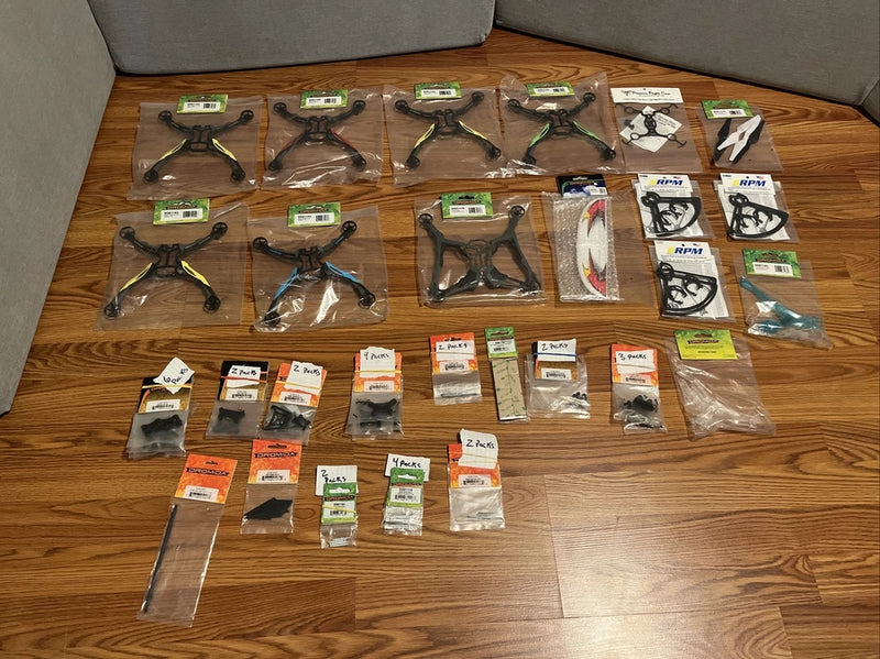 Dromida Giant RC Parts Lot 47 Packages Drone Frames Carbon Fiber Frame Plus More