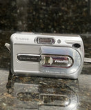 Fujifilm FinePix A340 Silver Digital Camera 4.0MP 3x Optical Zoom Vintage Works