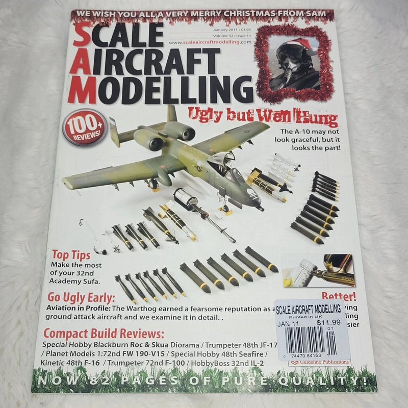 Scale Aircraft Modelling magazine issue cover with aircraft model parts and build tips