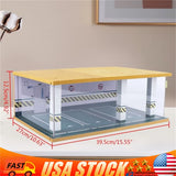 1:24 Scale Car Garage Model with LED Lights - Elegant Display Box