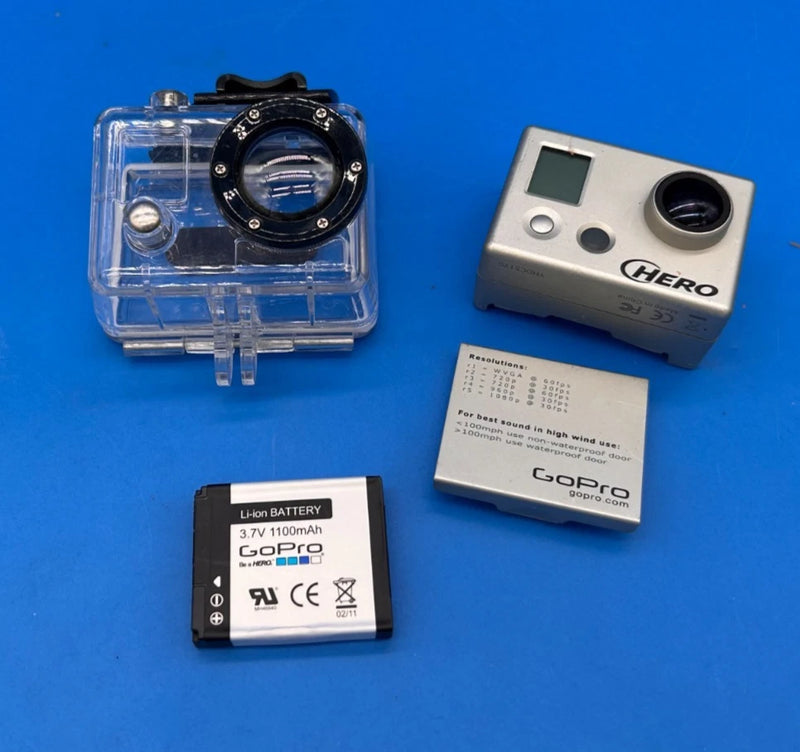 GoPro Hero Camera + Battery + Case - YHDCS170- Please Read