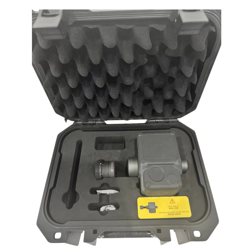 DJI Zenmuse L1 in hard case with foam insert and exposed lens module