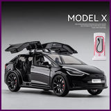 1:24 Model X Model Y Model 3 Alloy Die Cast Toy Car Model Sound and Light