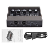 Professional XLR Audio Interface Recording Sound  48V   P3C4