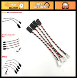 4PCS JST 1.5mm 3-Pin Male Female JR Style Mini Receiver Servo Wire Plug Converte Converter