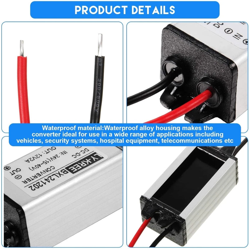 Intelligent Protection DC Converter Module 24V to 12V