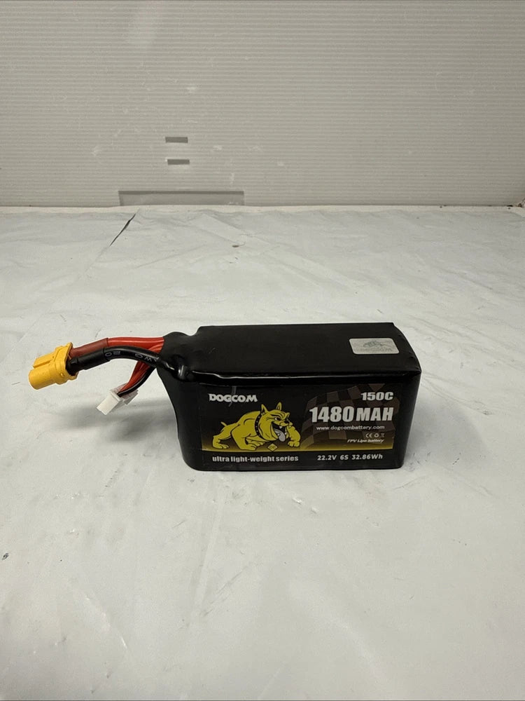 DOGCOM 1480mAh 150C 6S 22.2V Ultra series battery Battery