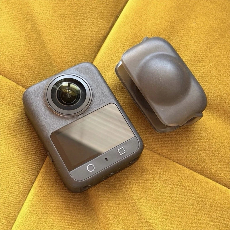 DJI Osmo 360 Action Camera Gray Touch Screen with Lens Cap | Lightly Used