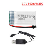 3.7V 800mAh Li-po Battery with charger for Syma X5C X5SC X5SW M68 X705C SG600 RC Battery
