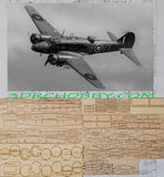 Avro Anson MK1 36" Wingspan RC Airplane Kit Laser Cut Balsa & Ply Short Kit