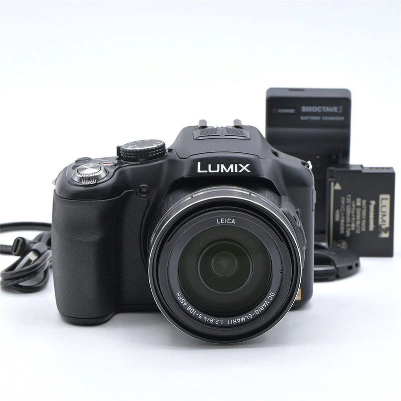 Panasonic Lumix FZ200 Digital Camera Black Compact Used From Japan