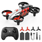 Holy Stone HS210T Drones for Kids, 2 IN1 MINI Indoor Drone with Land & Red