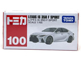 Tomica Lexus IS 350 F SPORT No.100 1/65 Zinc Alloy Model Car New Mint Japan