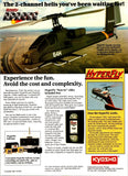 Kyosho Apache RC Helicopter Print Ad Ephemera Wall Decor 2 Channel