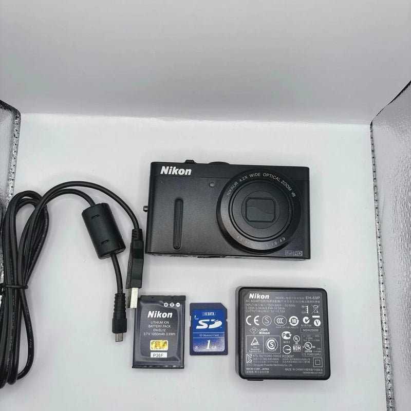 Nikon Coolpix P300 Digital Camera Black Working Film Camera JP