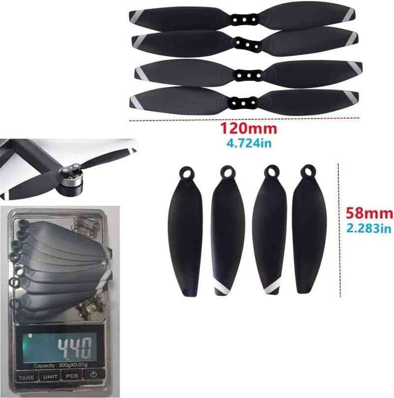16PCS Drone Propeller Blades for HS175D X500pro X650 Ruko F11MINI F7MINI