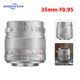 Brightin Star 35mm F0.95 Large Aperture Prime Lens for Fujifilm X-mount Camera