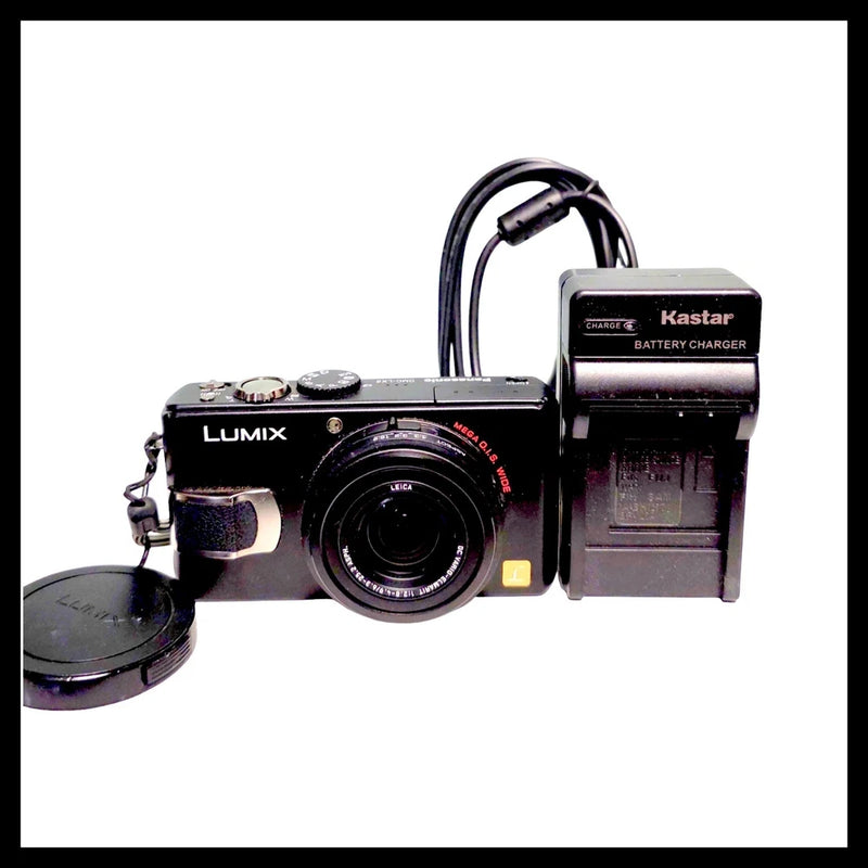 Panasonic Lumix DMC-LX2 Digital Camera Charger 16GB SD Card Cable