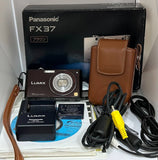 Panasonic LUMIX FX37 Digital Camera Tested Compact Brown with Accessories