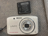 Panasonic LUMIX DMC-S2 Compact Digital Camera Silver Tested Working from Japan