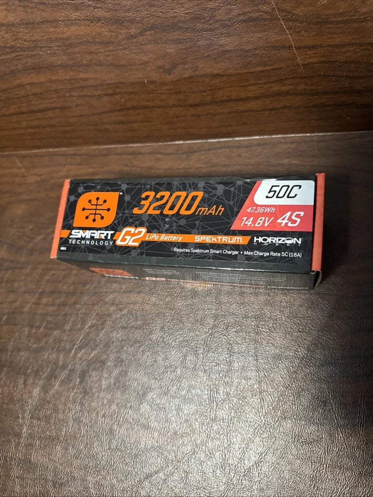 Spektrum 14.8V 3200mAh 4S 50C Smart LiPo Battery: IC3, SPMX32004S50