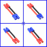 HXT 3.5mm Male/Female PIN to EC3 12AWG 2inchs Cable Adapter For LiPo Battery FPV