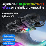 For DJI Avata 360 Drone RGB Adjustable LED Lights Heightened Tripod Landing Gear