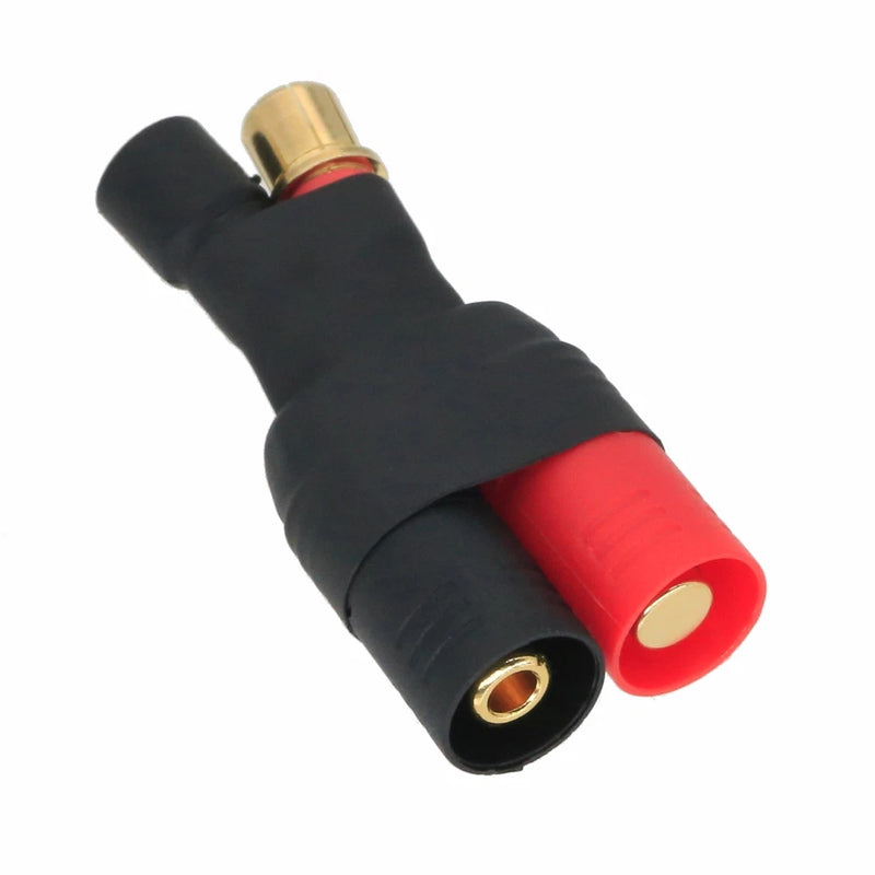 HXT 8mm Male Plug to Amass AS150 7MM Male No Wires Adapter RC Lipo Battery