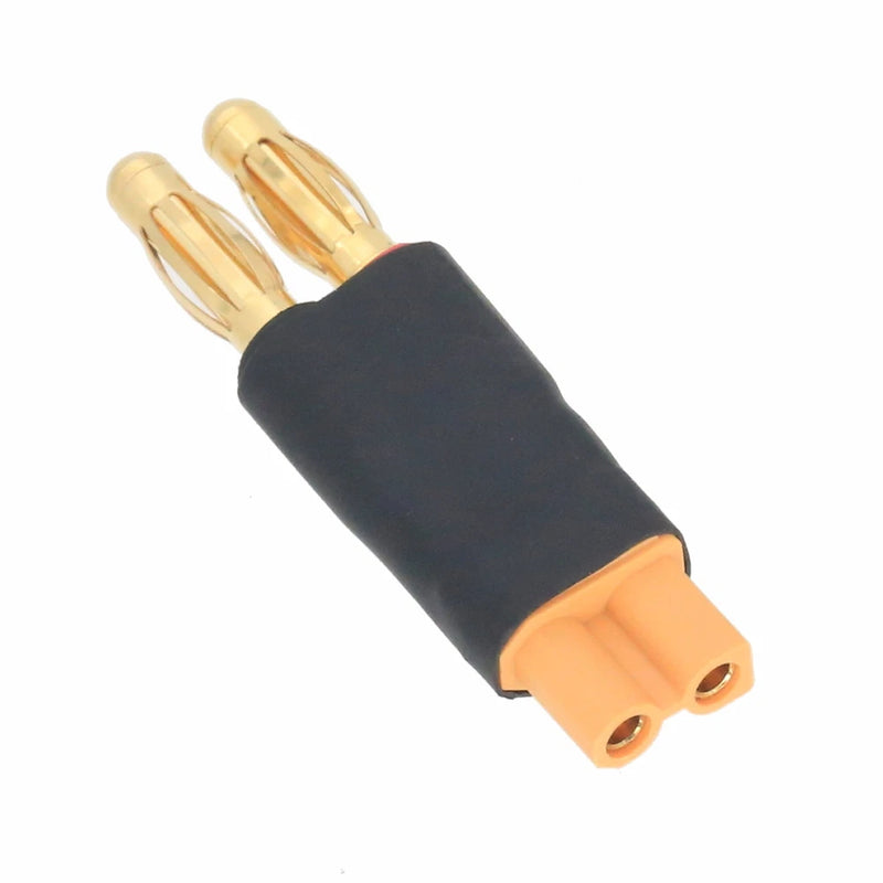 XT30 Female Jack To 4mm Banana Bullet Male Plug No Wires Adapter RC FPV