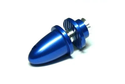 RC Model Airplane 5.00mm Hole R/C Hobby Propeller Blue Metal Adaptor PA122