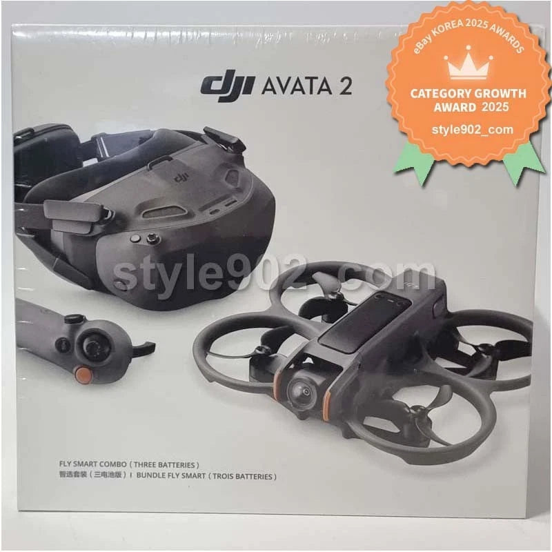 Genuine DJI Avata 2 Fly Smart Combo ( Battery x 3 + Goggles N3 ) - New Sealed