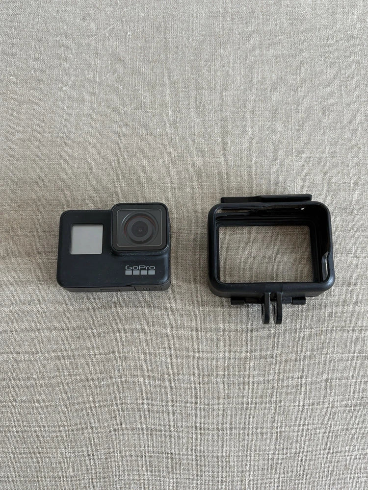 GoPro Hero 7 IR action camera with front lens and protective case