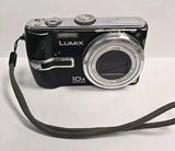 Panasonic LUMIX DMC-TZ3 7.2MP Digital Camera Black PARTS/REPAIR ONLY