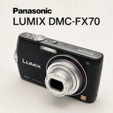 Panasonic LUMIX DMC-FX70 Compact Digital Camera Leica Lens 24mm Wide Zoom From J