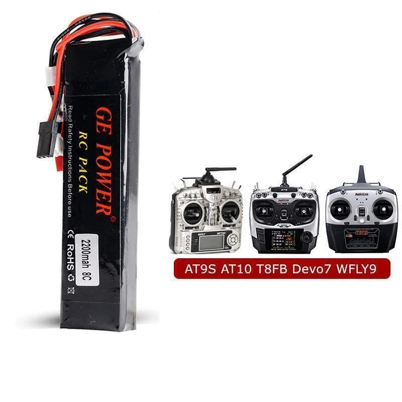 1¡Á 11.1v 2200mah Li-po Battery for Radiolink AT9S AT10 T8FB Walkera DEVO7 WFLY 9 Battery