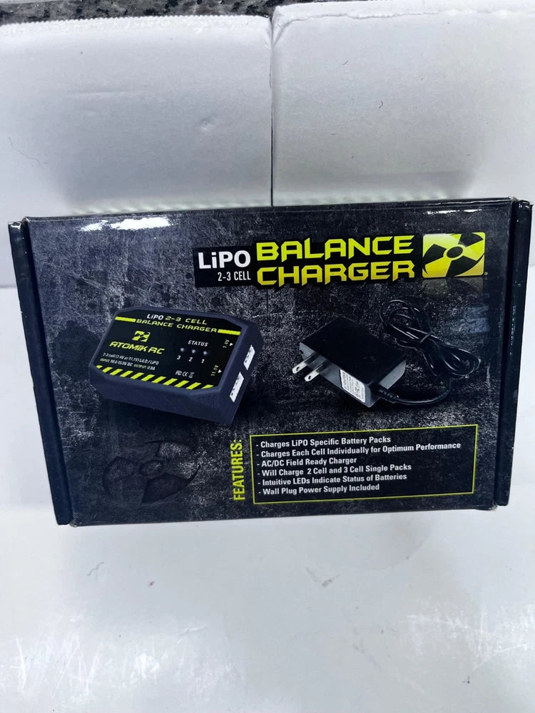 Atomik RC Atomik Balance Charger for 2- to 3-Cell LiPo Batteries (D4) Battery