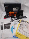 Panasonic LUMIX FT1 Waterproof Compact Camera Orange Color Tested Working