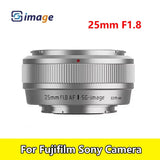SGimage 25mm F1.8 APS-C Auto Focus Large Aperture Lens for Fujifilm Sony Camera
