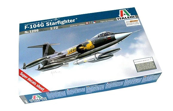 ITALERI 1296 Aircraft Model 1/72 F-104G Starfighter Scale Hobby T1296
