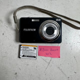 Fujifilm FinePix J38 Black 12.2MP 3x Optical Zoom 2.7" LCD Screen Digital Camera
